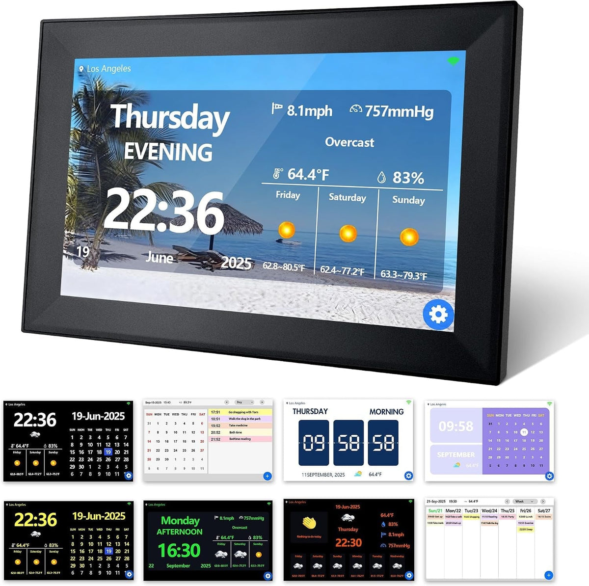 DageCres 10.1-Inch Large Touchscreen