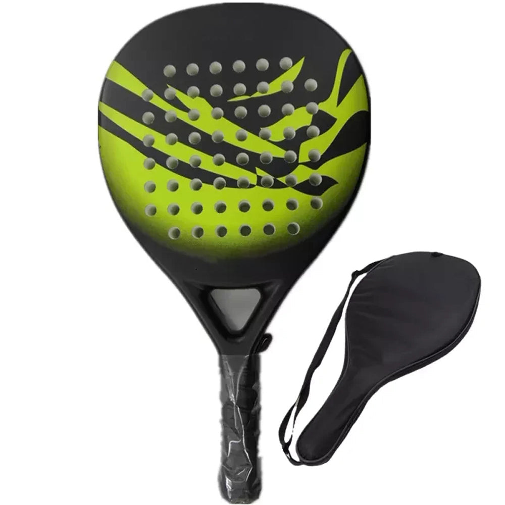 KetibLaxi Padel Racket for Beginners – Carbon Fiber Frame, Soft EVA Core & Enhanced Grip Control