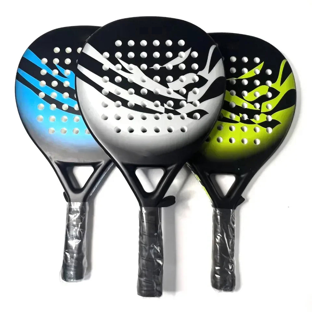 KetibLaxi Padel Racket for Beginners – Carbon Fiber Frame, Soft EVA Core & Enhanced Grip Control