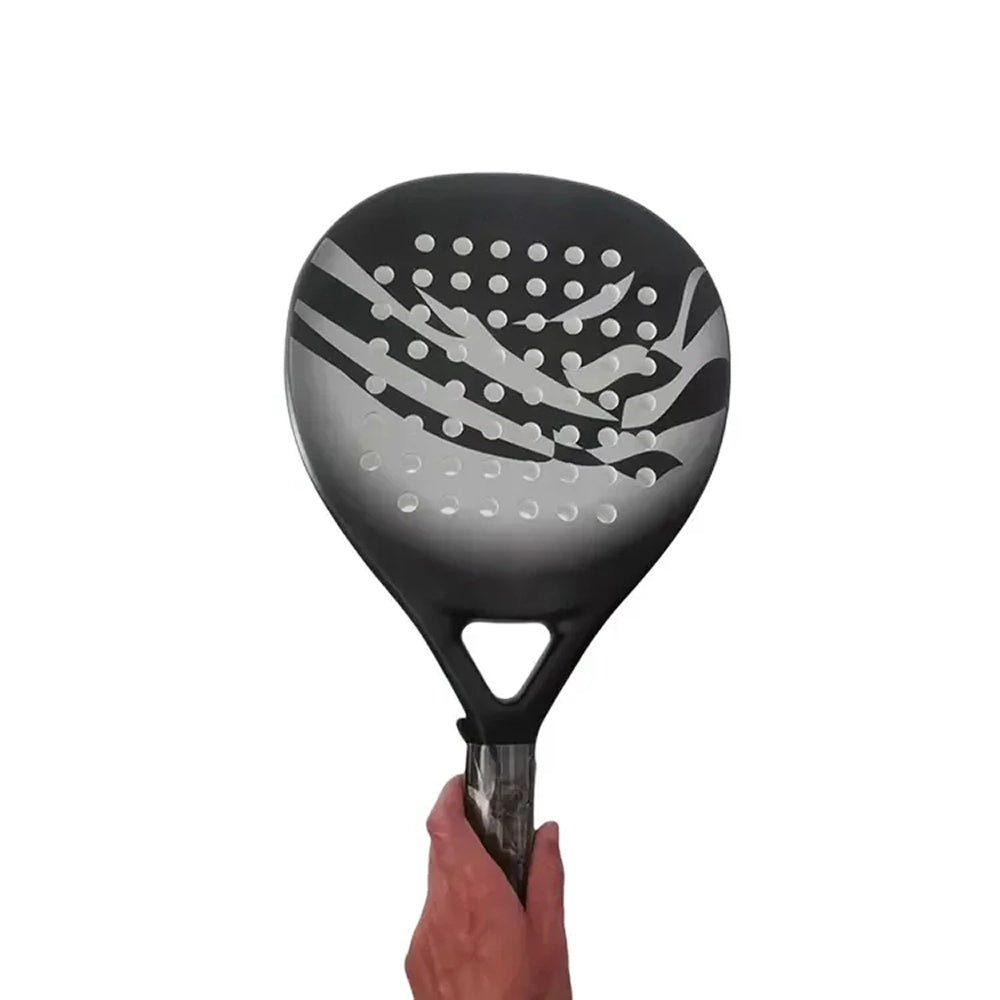 KetibLaxi Padel Racket for Beginners – Carbon Fiber Frame, Soft EVA Core & Enhanced Grip Control