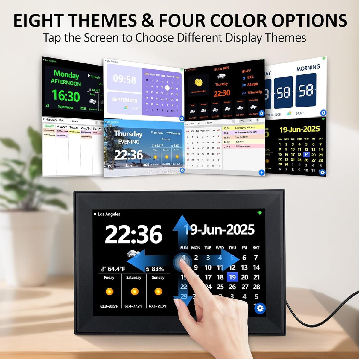DageCres 10.1-Inch Large Touchscreen