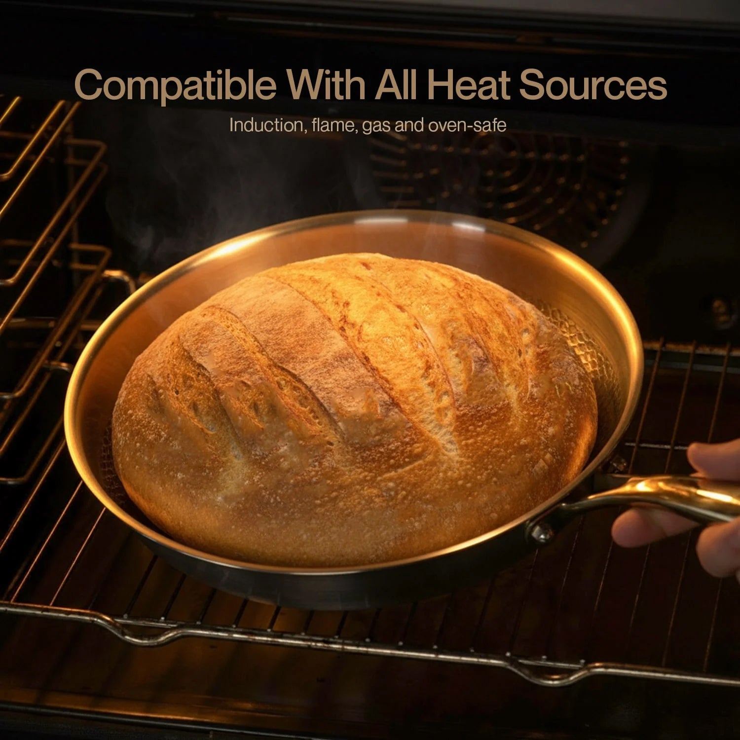 NoviApex Non-Stick Skillet Pan – Forged Aluminum Base, PFOA-Free Coating & Induction Compatible