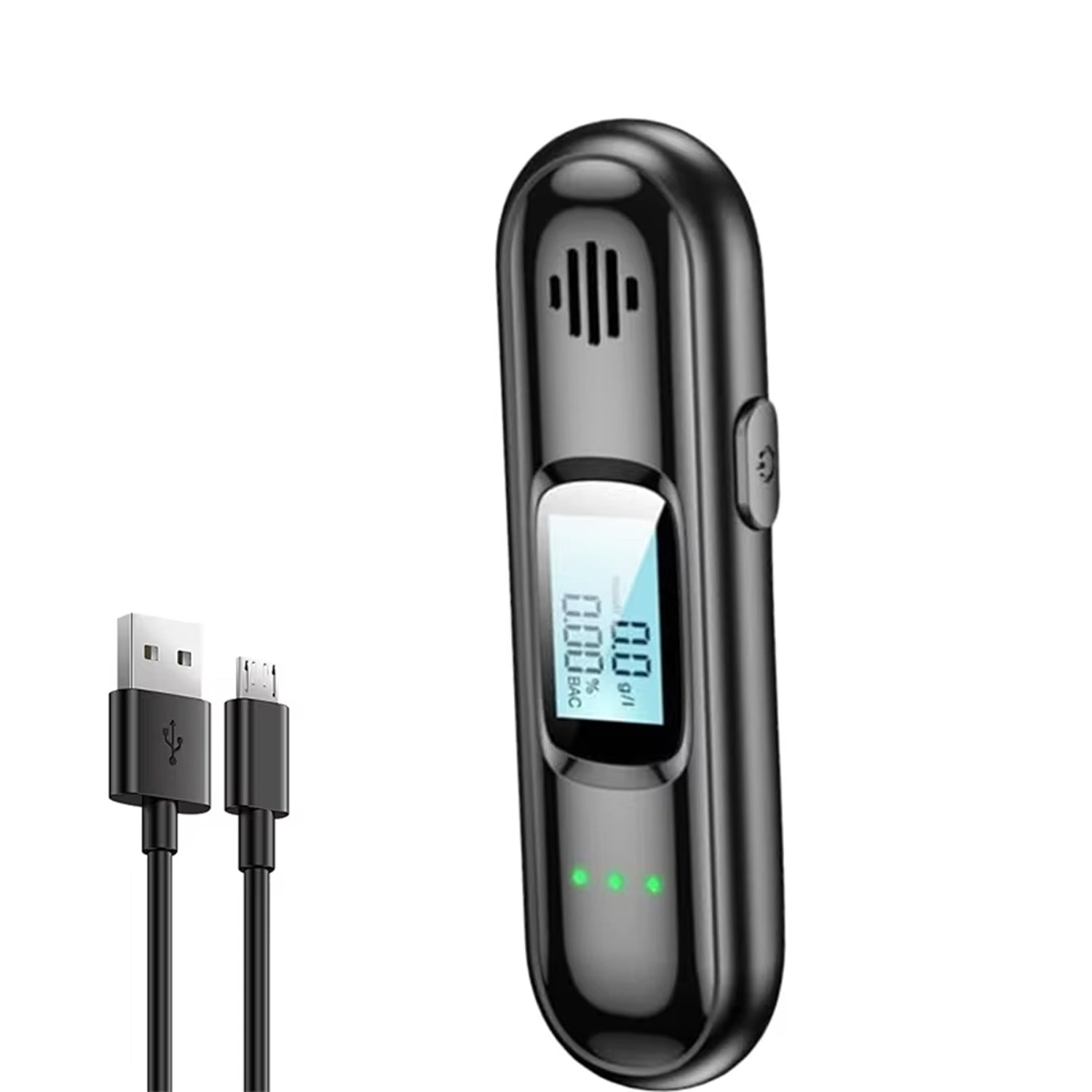 AlyBreath Digital Contactless Breathalyzer – High-Precision Portable BAC Tester with 2.7K Display