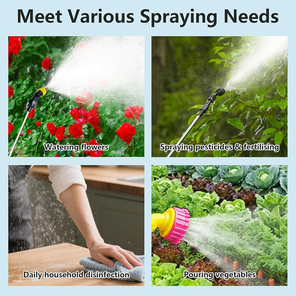 AvilMarsh 8L Electric Backpack Sprayer - Battery Powered Yard Care