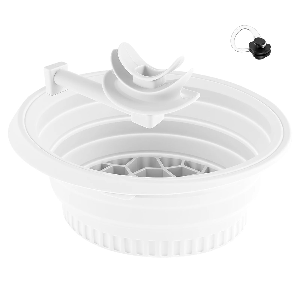 BatixFaci Face Ice Bath with Breathing Tube Collapsible Skin Icing Basin