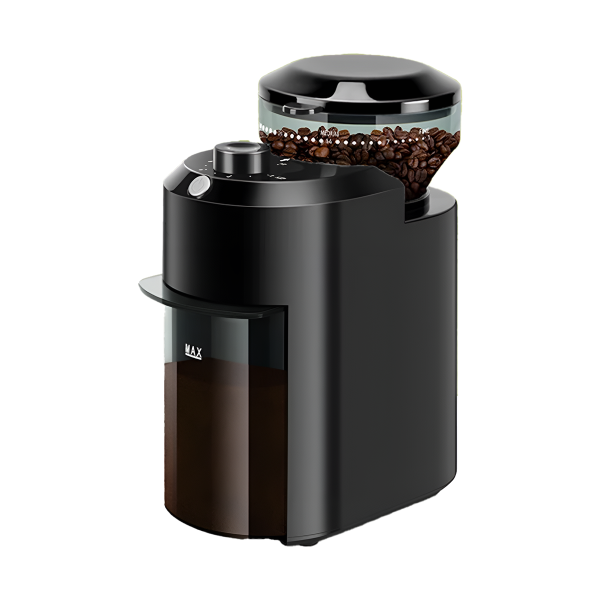 BeaniGrix One-Touch Electric – Stainless Steel Precision Blades, 12-Cup High Capacity & Safety Lock