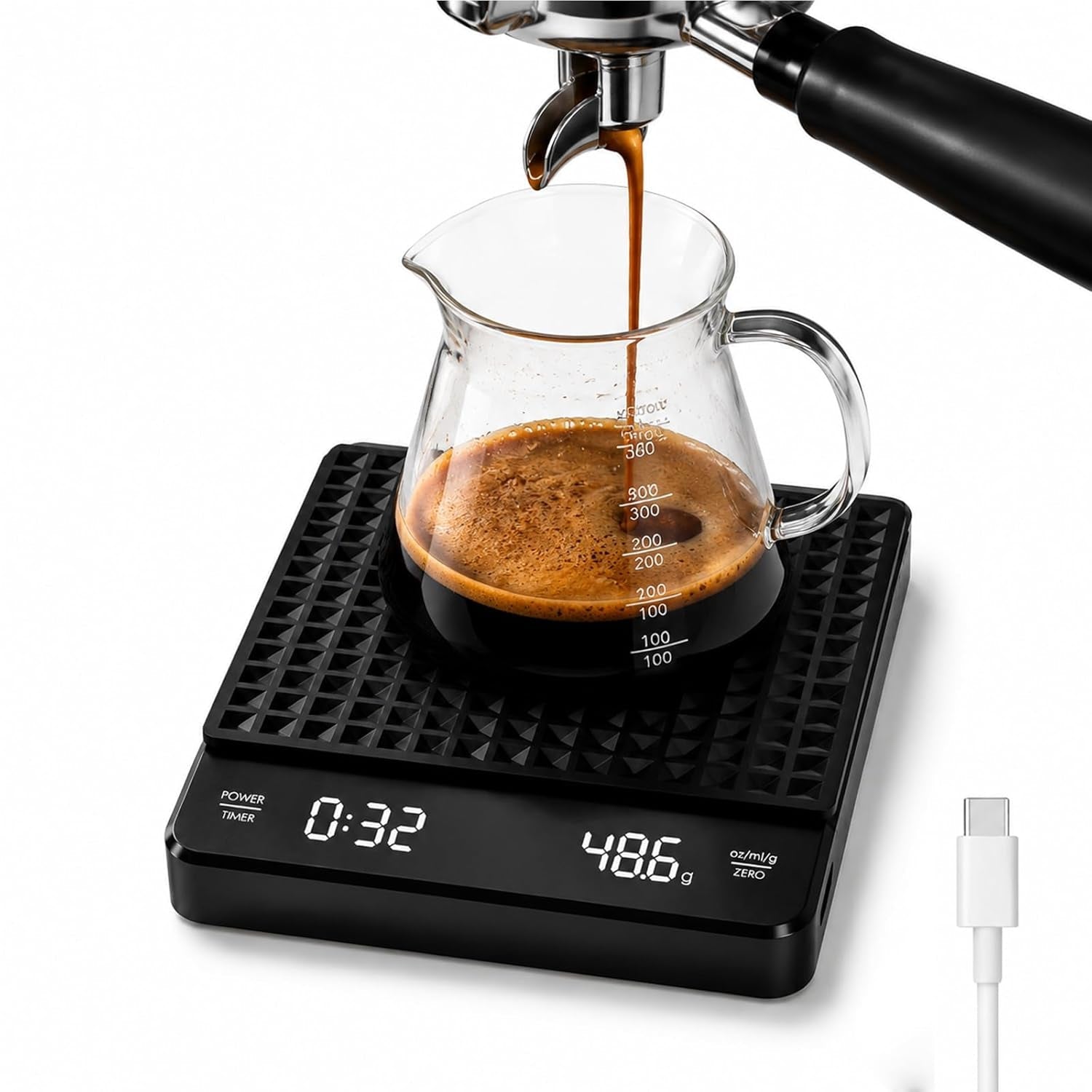 GossWic 0.1g Precision Across 0.1g–3,000g Range For Espresso, Pour-Over, And All Brew Methods