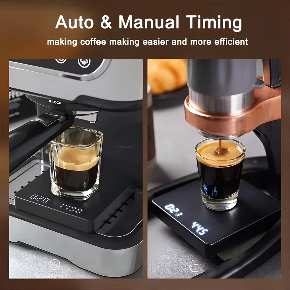 GossWic 0.1g Precision Across 0.1g–3,000g Range For Espresso, Pour-Over, And All Brew Methods