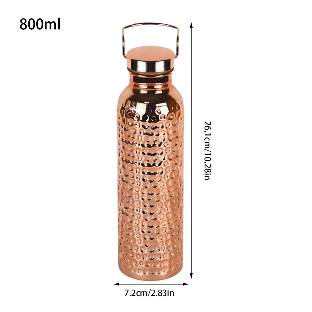 BottleRost 800ml Capacity In 1.0mm Thick 304 Stainless Steel
