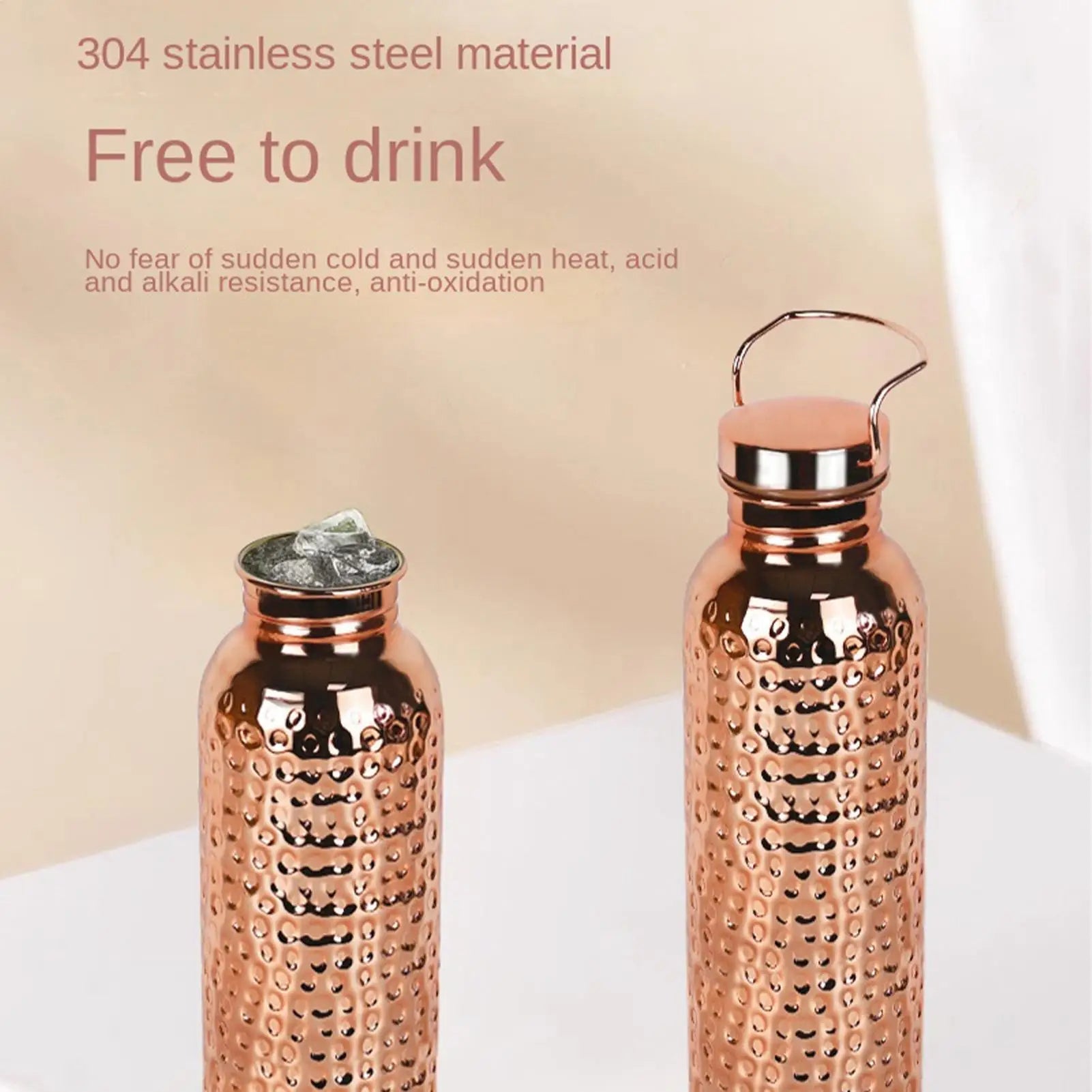 BottleRost 800ml Capacity In 1.0mm Thick 304 Stainless Steel