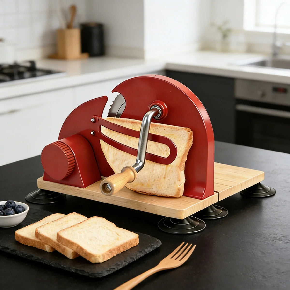 BreadiCutAdjustable Thickness For Ultra-Thin Sandwich Slices