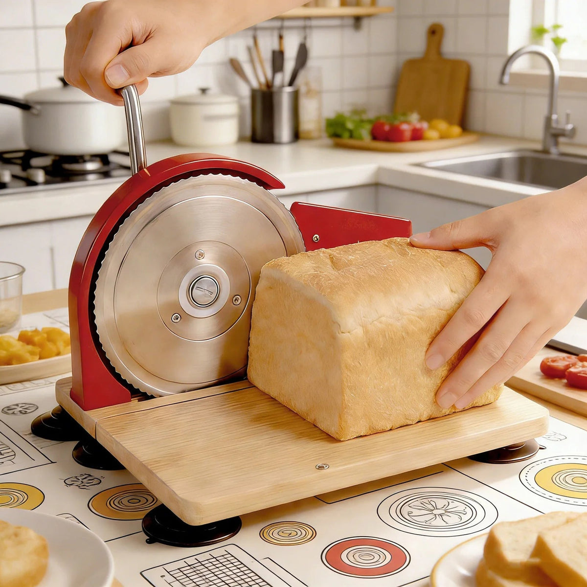 BreadiCutAdjustable Thickness For Ultra-Thin Sandwich Slices