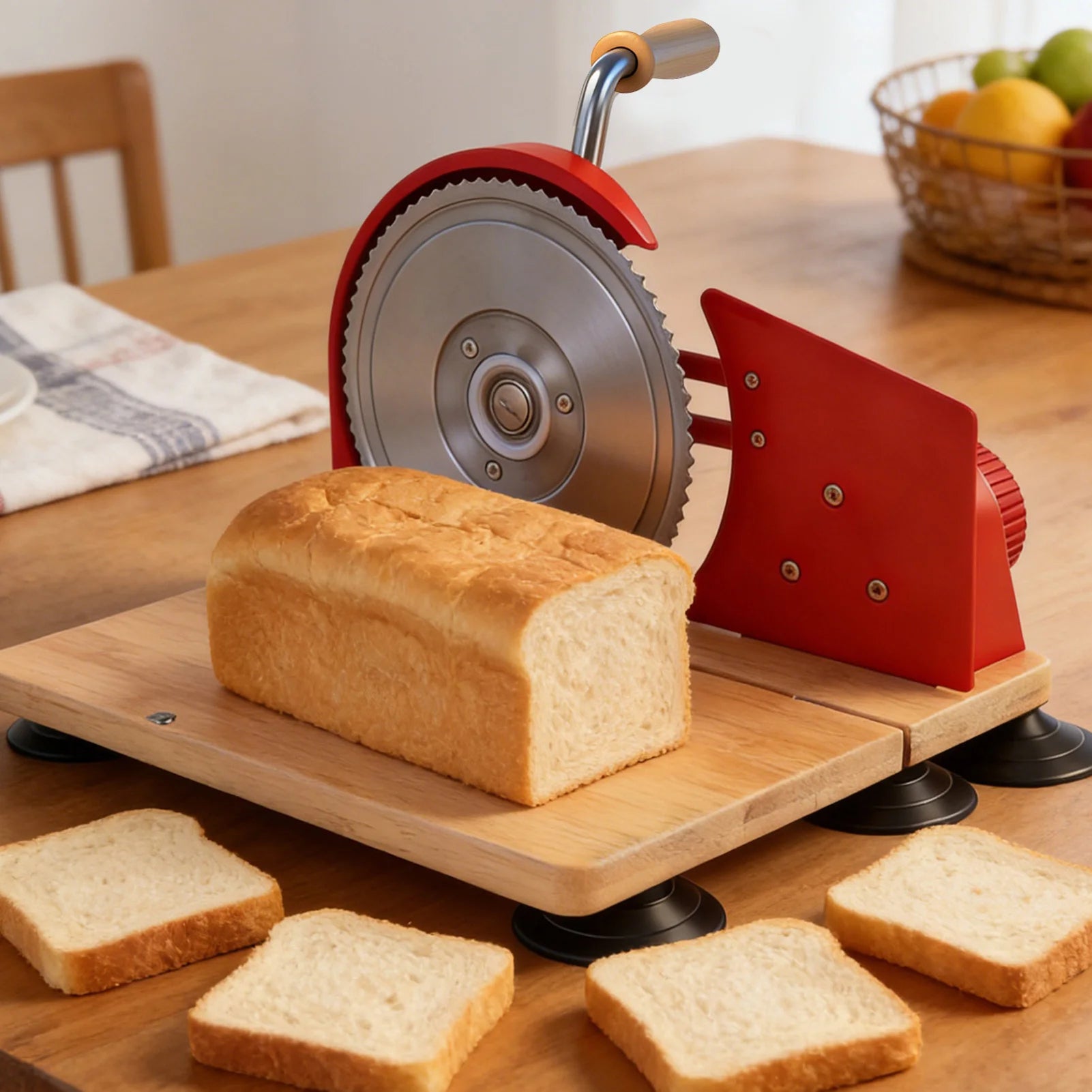 BreadiCutAdjustable Thickness For Ultra-Thin Sandwich Slices