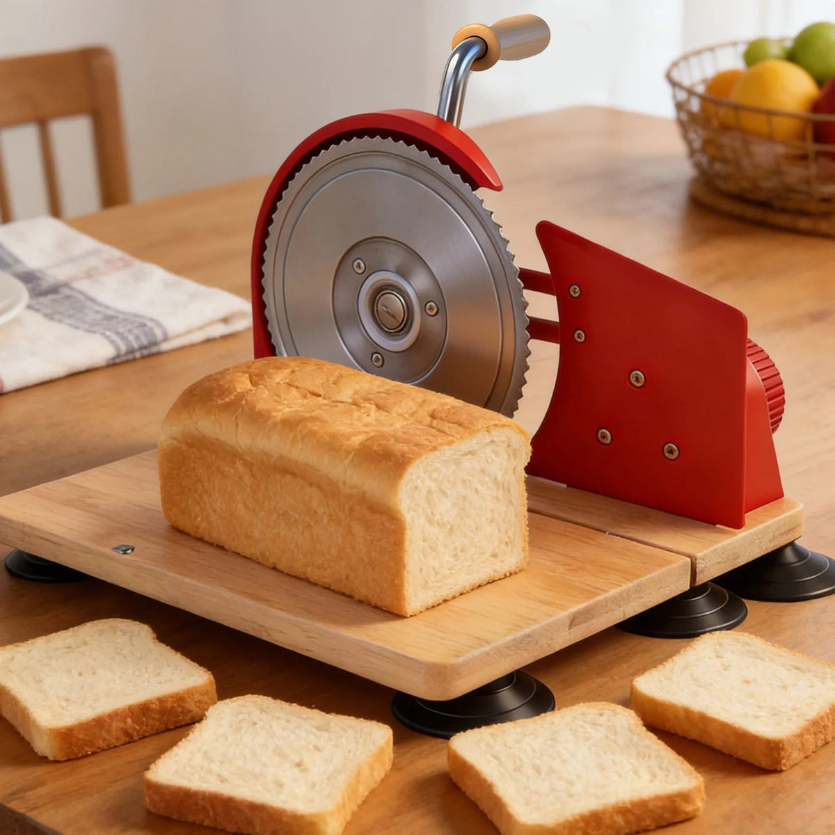 BreadiCutAdjustable Thickness For Ultra-Thin Sandwich Slices