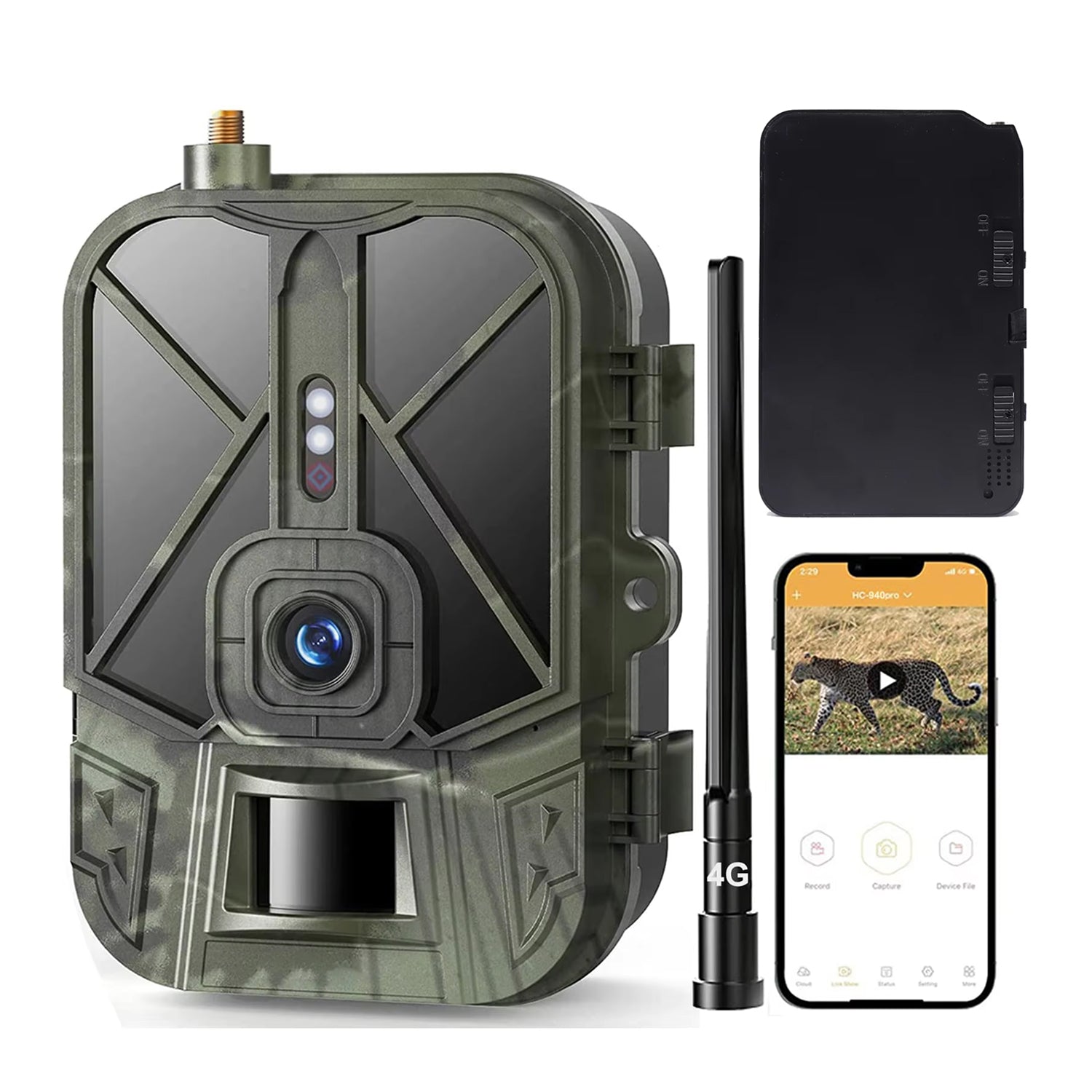 BushiCame Night Wildlife Camera – 4K Ultra HD Infrared Vision, 0.2s Stealth Trigger & Weatherproof Housing