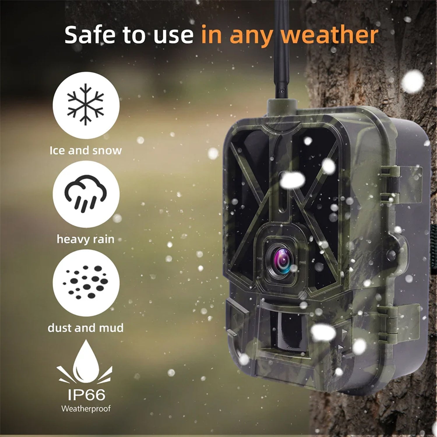 BushiCame Night Wildlife Camera – 4K Ultra HD Infrared Vision, 0.2s Stealth Trigger & Weatherproof Housing