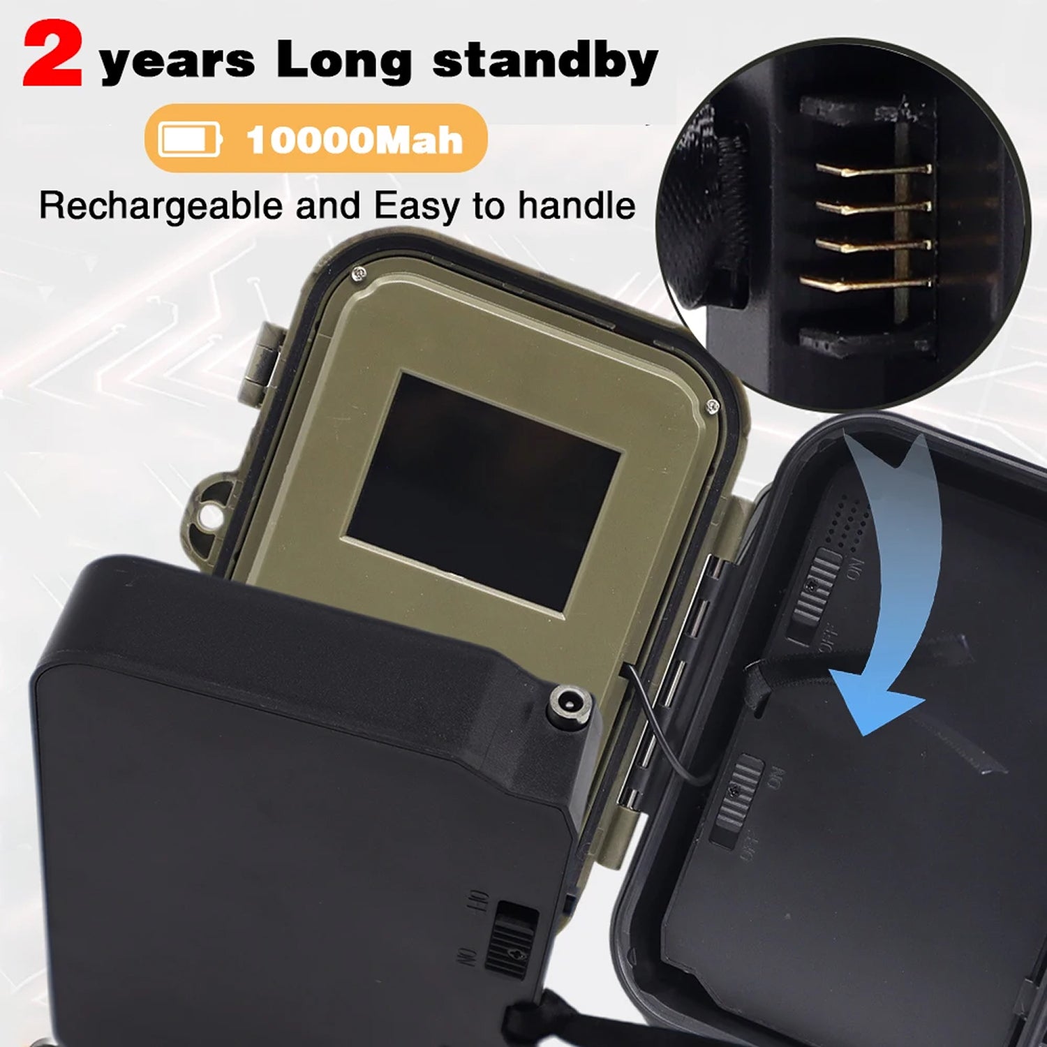 BushiCame Night Wildlife Camera – 4K Ultra HD Infrared Vision, 0.2s Stealth Trigger & Weatherproof Housing