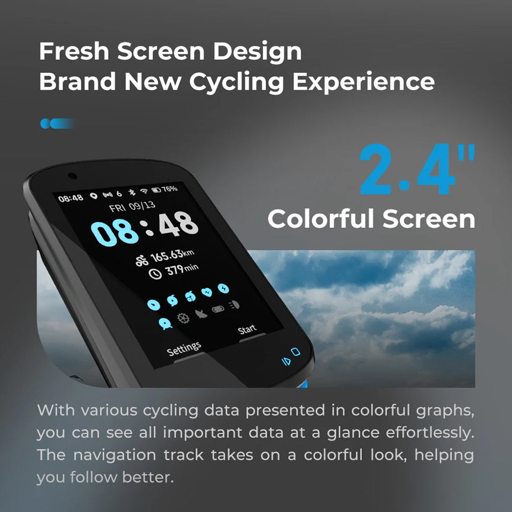 Cadnexura Wireless Bike Computer – 20-Function Speedometer, Waterproof LCD & Auto Wake-Up