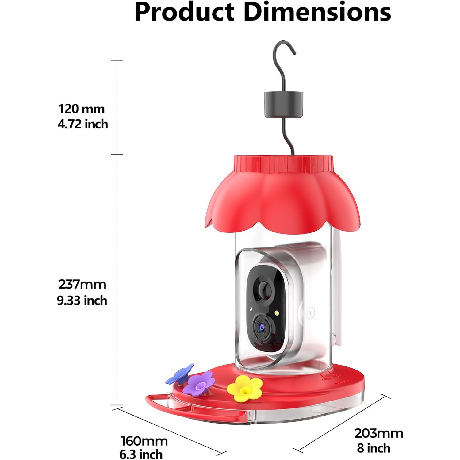 CaresBird 1080P Camera With 160-Degree