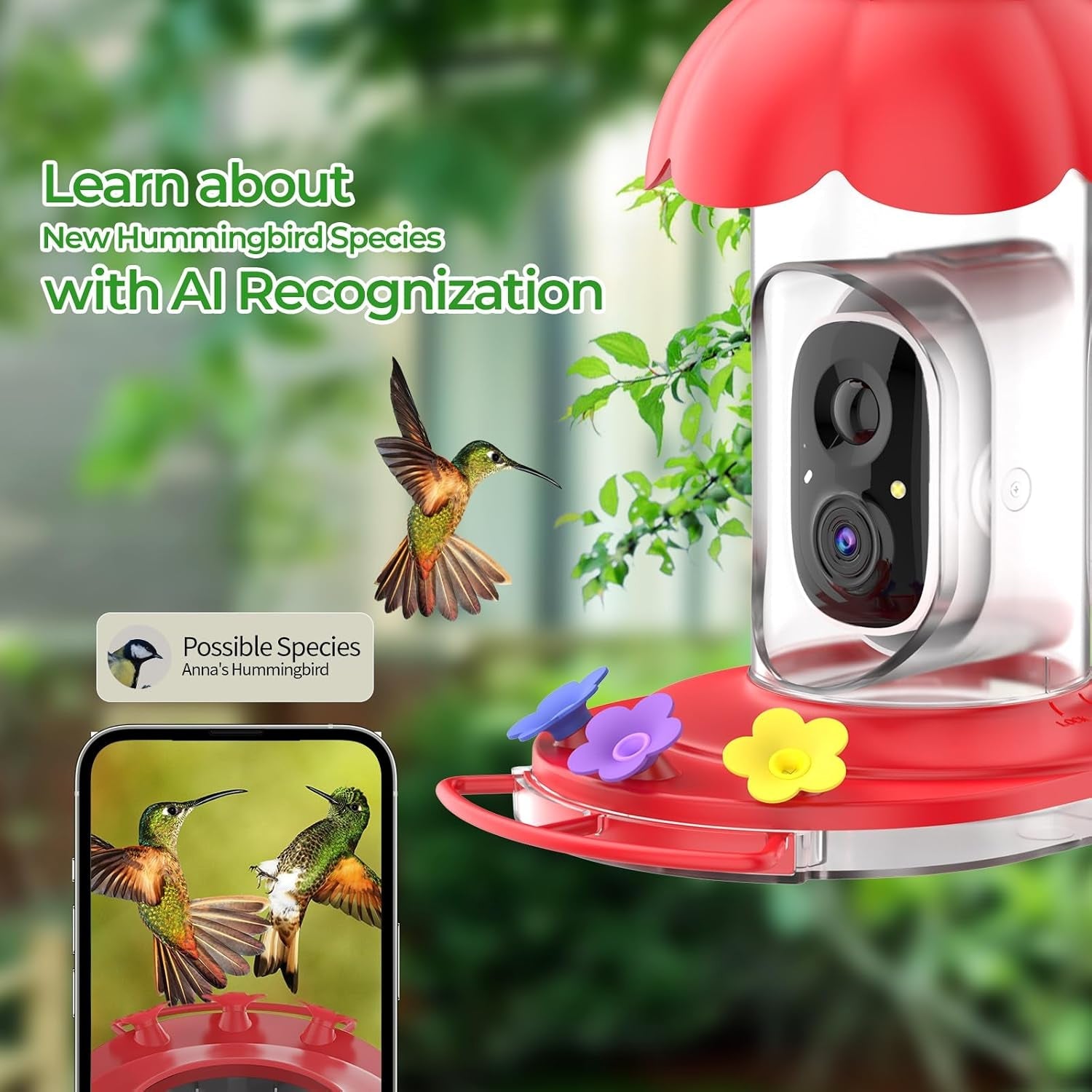 CaresBird 1080P Camera With 160-Degree