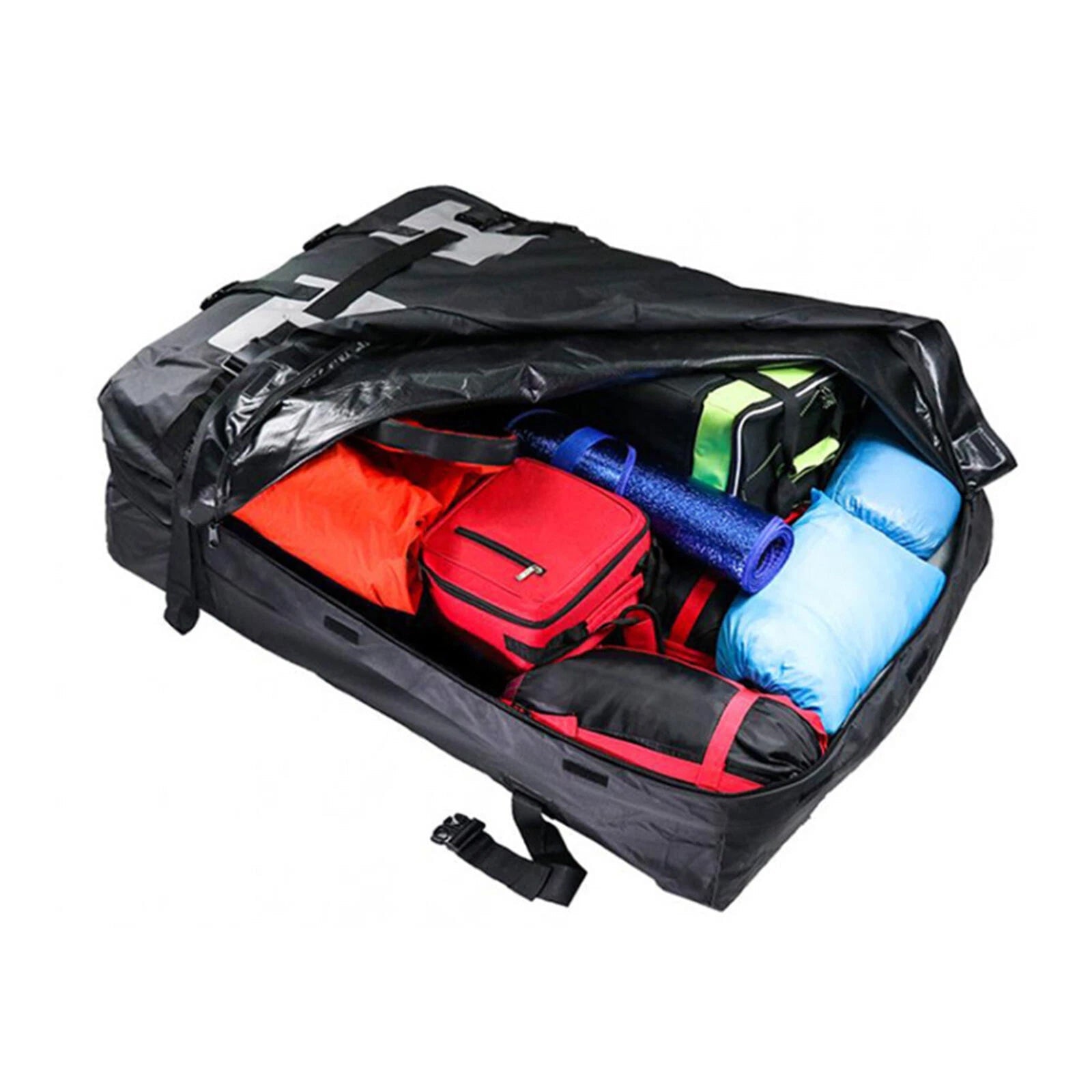 CarixBagi Rooftop Cargo Bag – 15 Cubic Feet 100% Waterproof Military-Grade Carrier