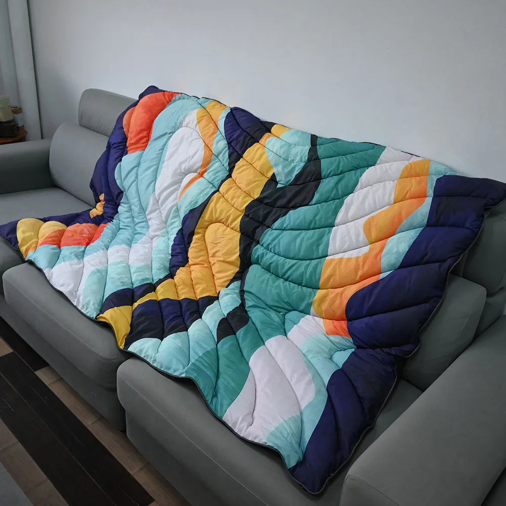 CasiQimi Ultra-Light Camping Quilt – High-Performance Insulation, Water-Resistant Shell & Modular Straps