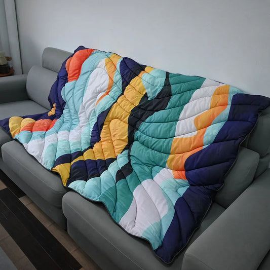 CasiQimi Ultra-Light Camping Quilt – High-Performance Insulation, Water-Resistant Shell & Modular Straps
