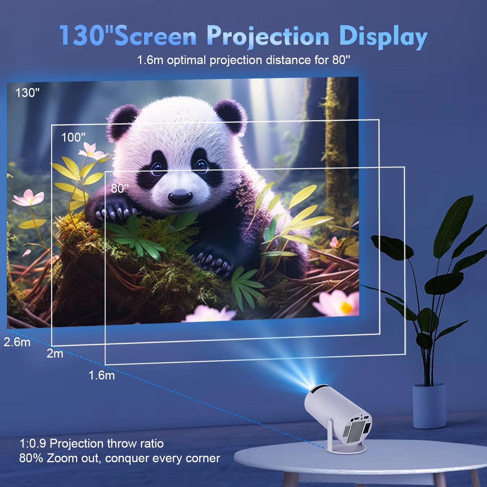 AcStroit 4K Smart Projector