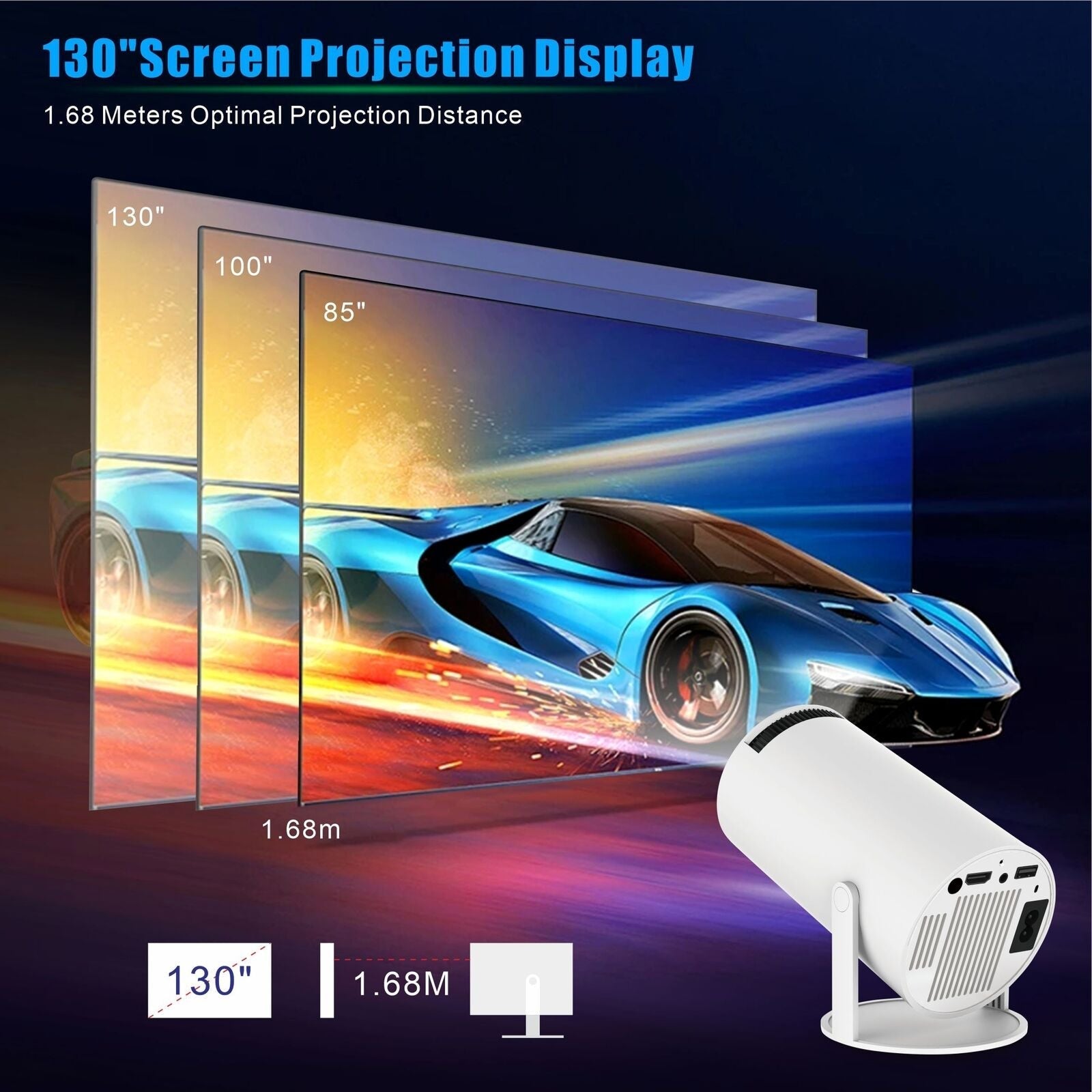 AcStroit 4K Smart Projector