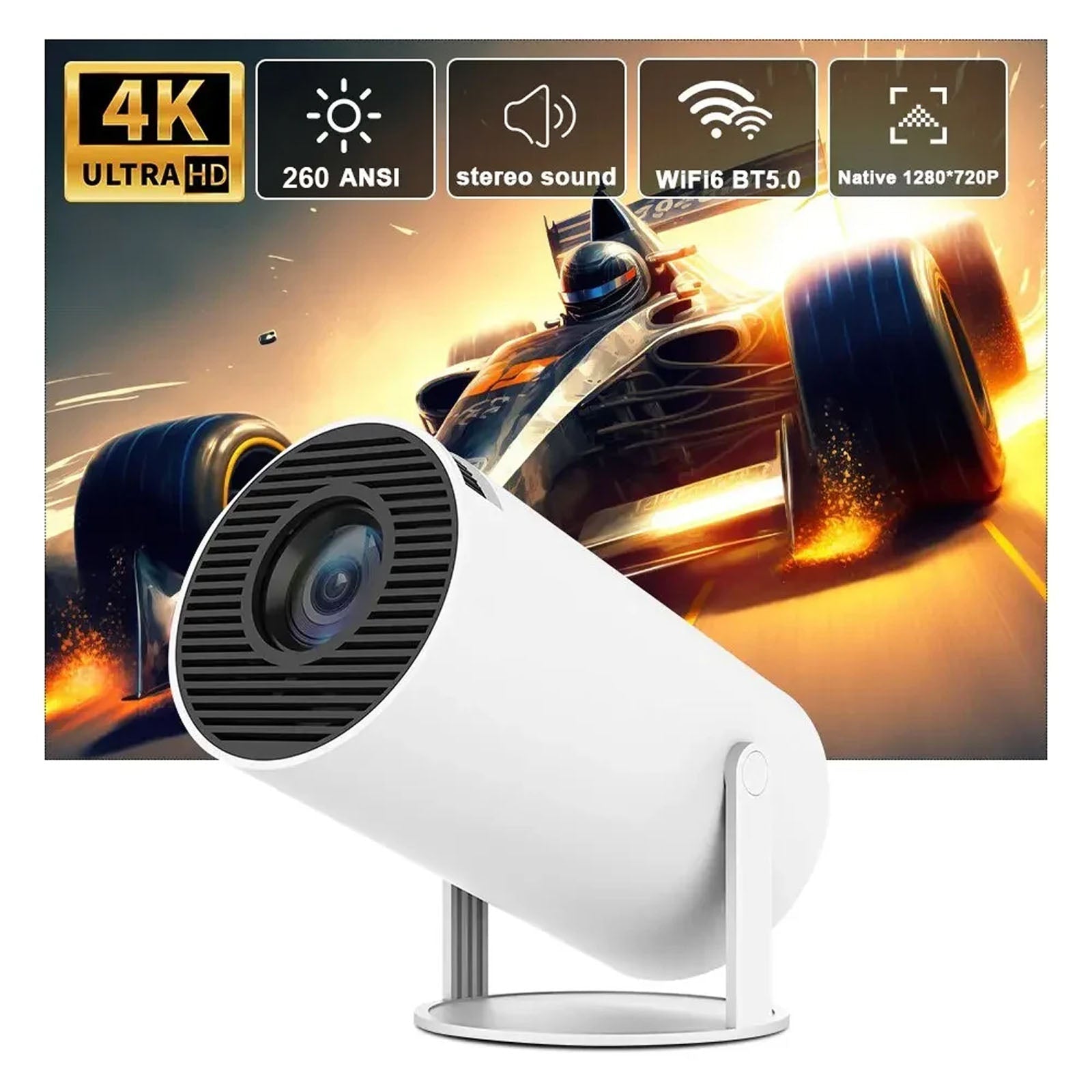 AcStroit 4K Smart Projector