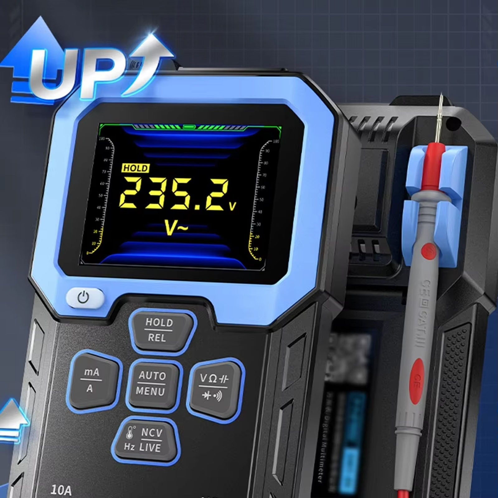CastFirt Intelligent Rechargeable TFT Color Multimeter