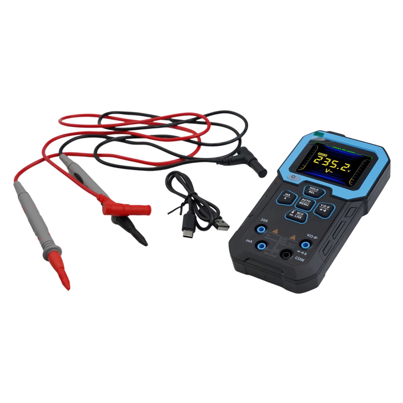 CastFirt Intelligent Rechargeable TFT Color Multimeter