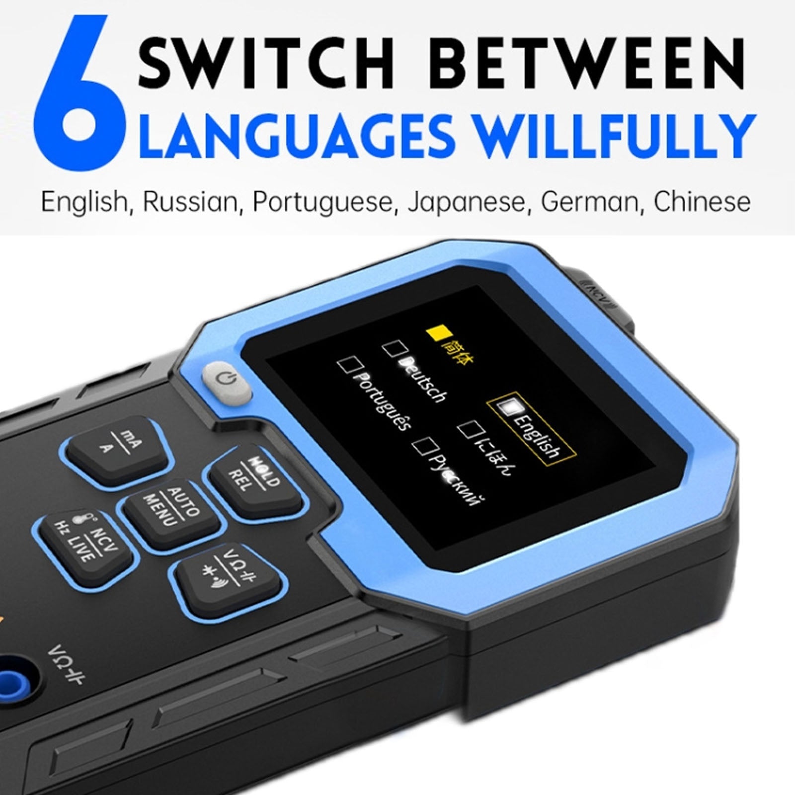 CastFirt Intelligent Rechargeable TFT Color Multimeter
