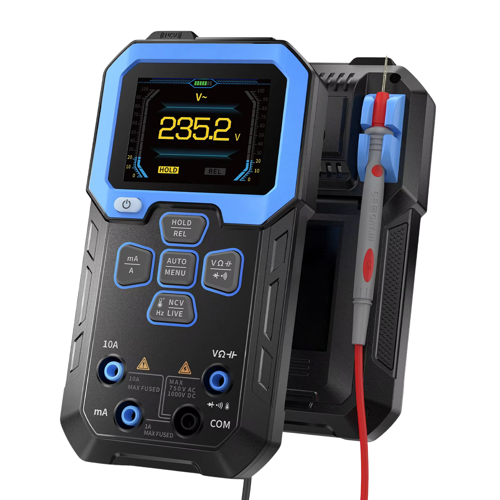 CastFirt Intelligent Rechargeable TFT Color Multimeter