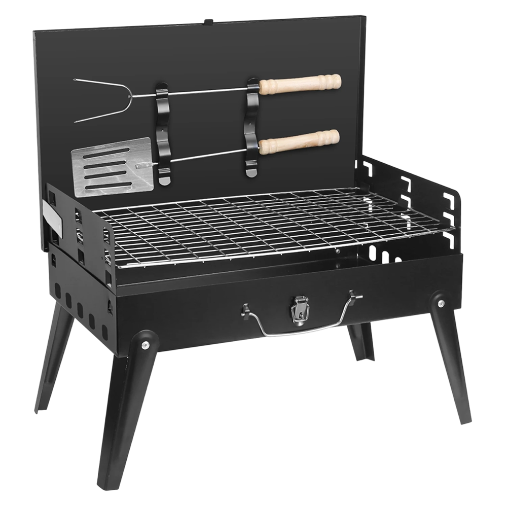 ChaxiCovi Portable Foldable Charcoal BBQ Grill for Camping & Tailgating