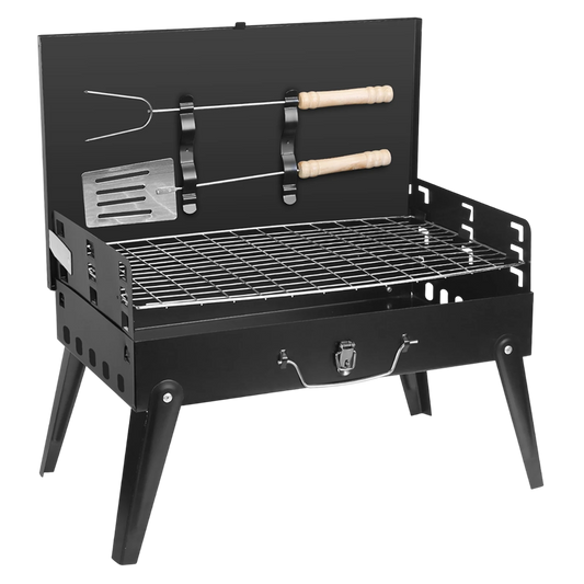 ChaxiCovi Portable Foldable Charcoal BBQ Grill for Camping & Tailgating