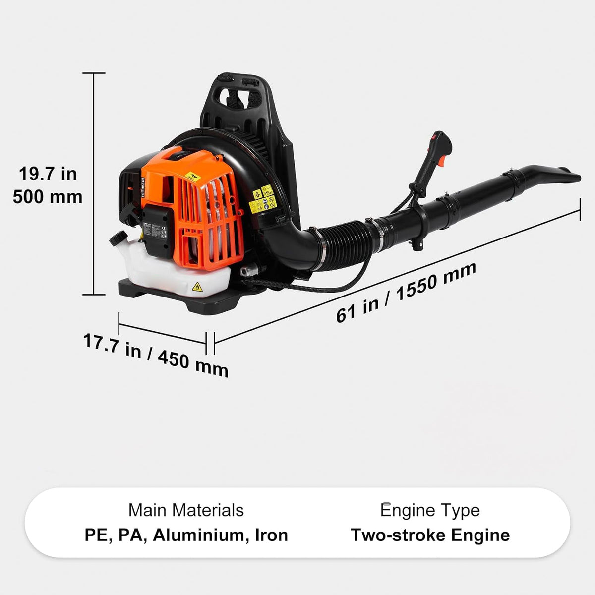 CleNolif Blistering 480 CFM and 175 MPH air power