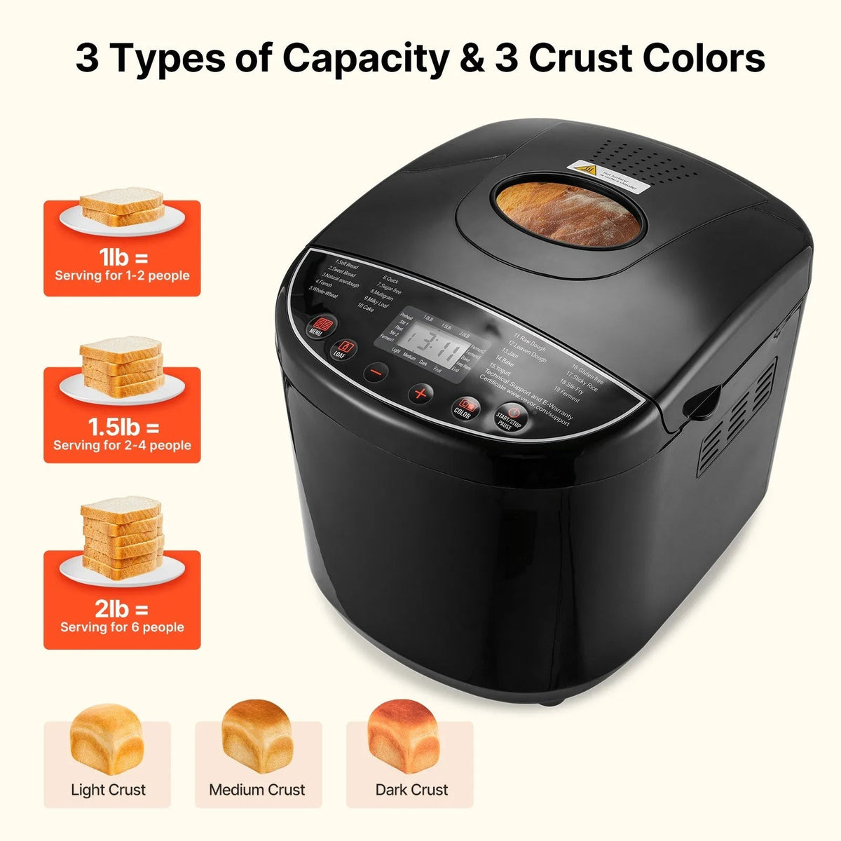 ClenVoca Automatic kneading & fermentation