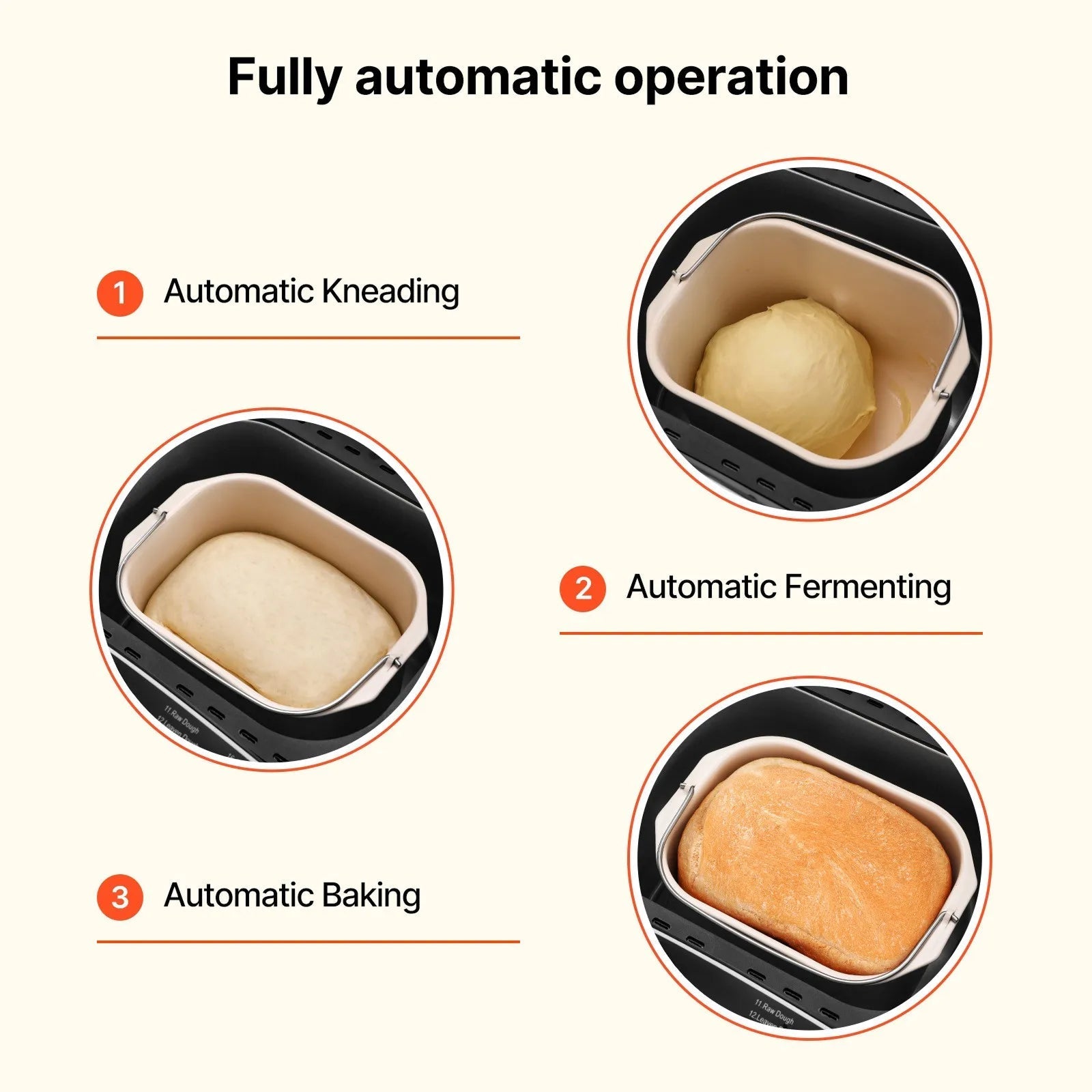 ClenVoca Automatic kneading & fermentation