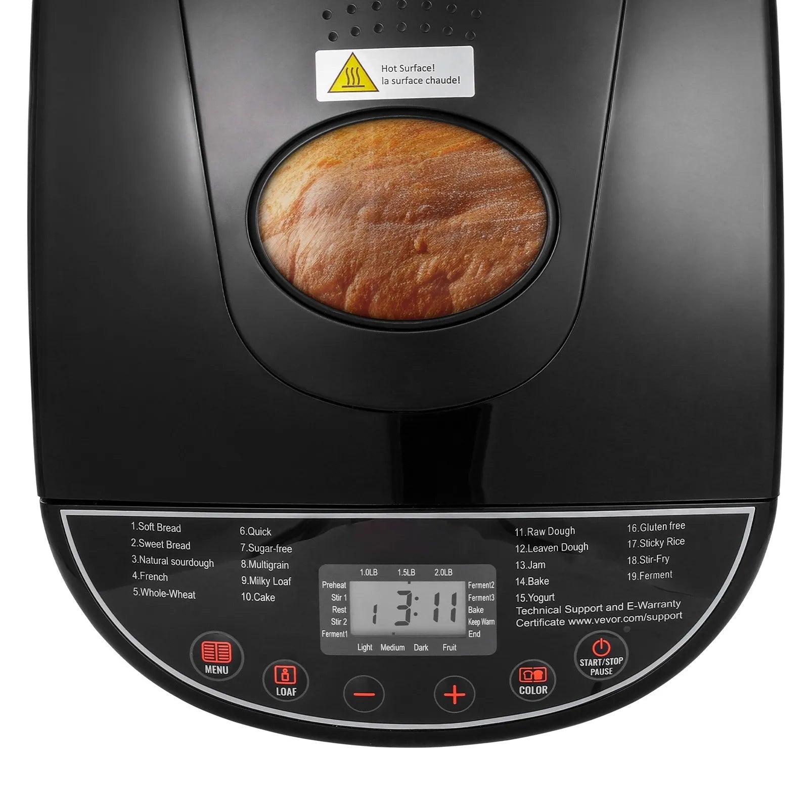 ClenVoca Automatic kneading & fermentation