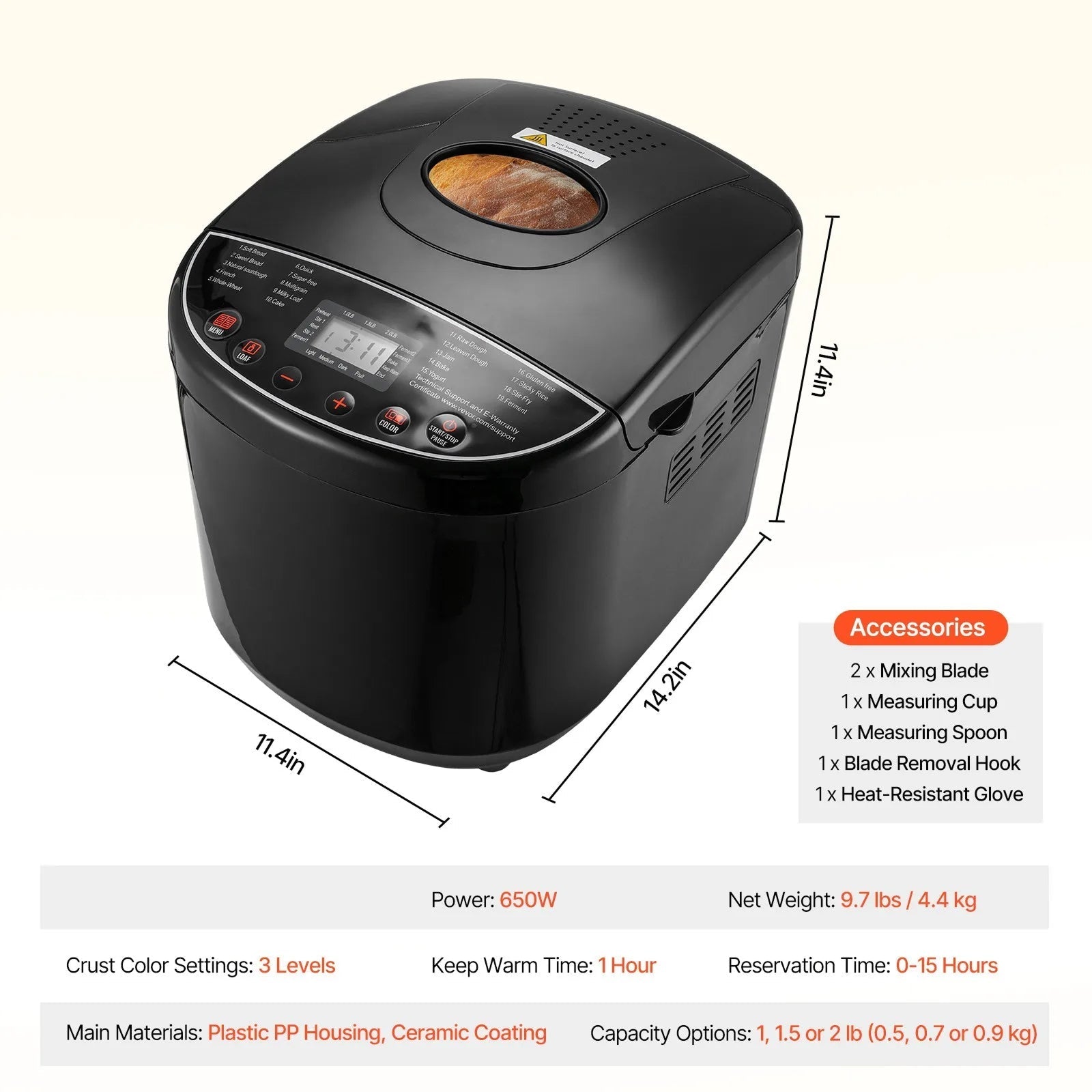 ClenVoca Automatic kneading & fermentation