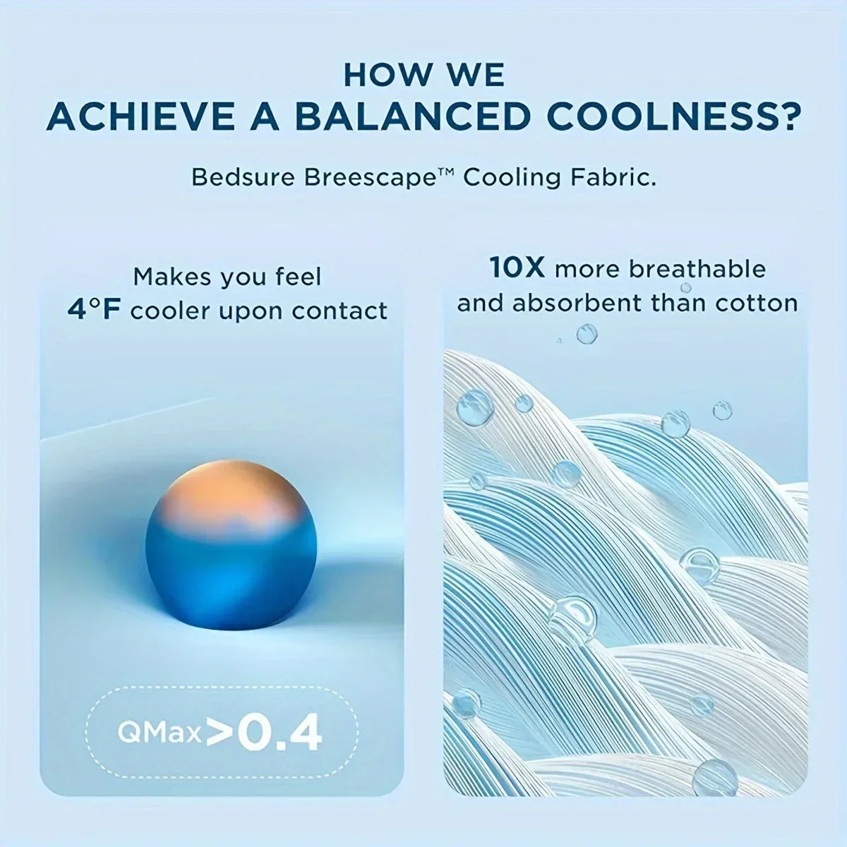 ColaxKavi Cooling Blanket for Hot Sleepers – Arc-Chill Cooling Fiber, Double-Sided Fabric & Breathable Comfort
