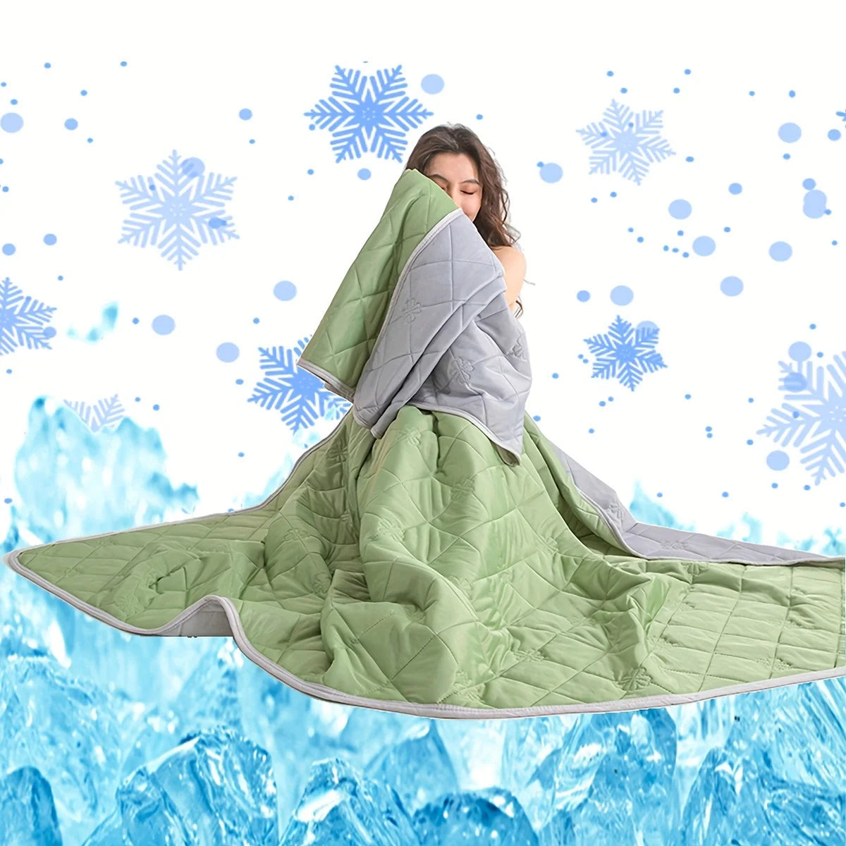 ColaxKavi Cooling Blanket for Hot Sleepers – Arc-Chill Cooling Fiber, Double-Sided Fabric & Breathable Comfort