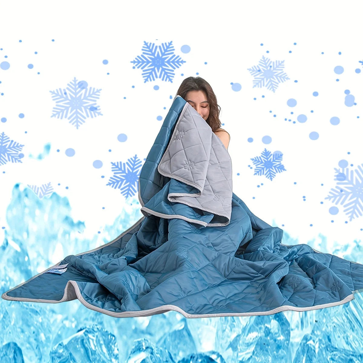 ColaxKavi Cooling Blanket for Hot Sleepers – Arc-Chill Cooling Fiber, Double-Sided Fabric & Breathable Comfort
