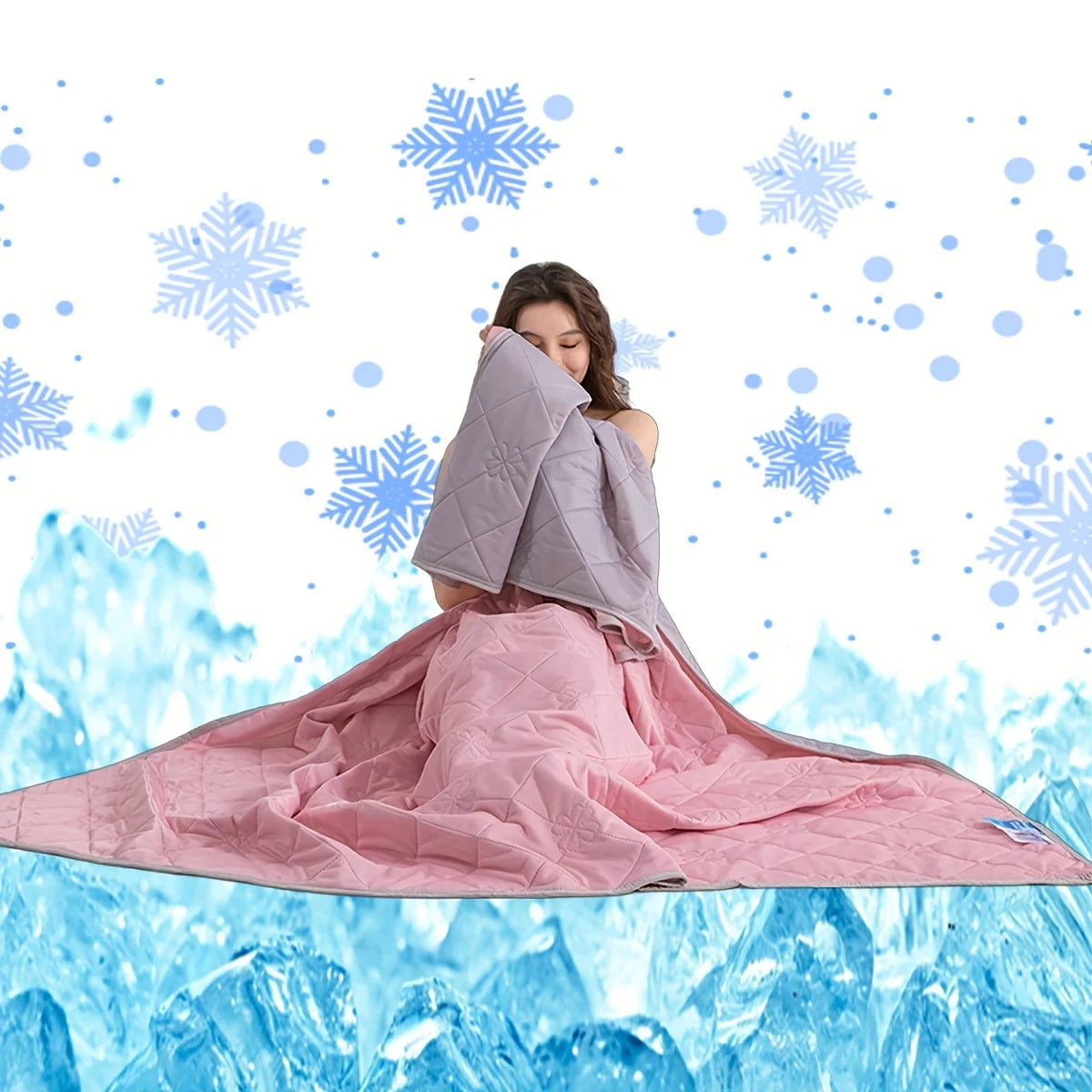 ColaxKavi Cooling Blanket for Hot Sleepers – Arc-Chill Cooling Fiber, Double-Sided Fabric & Breathable Comfort