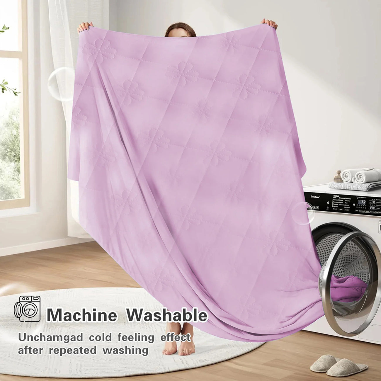 ColaxKavi Cooling Blanket for Hot Sleepers – Arc-Chill Cooling Fiber, Double-Sided Fabric & Breathable Comfort