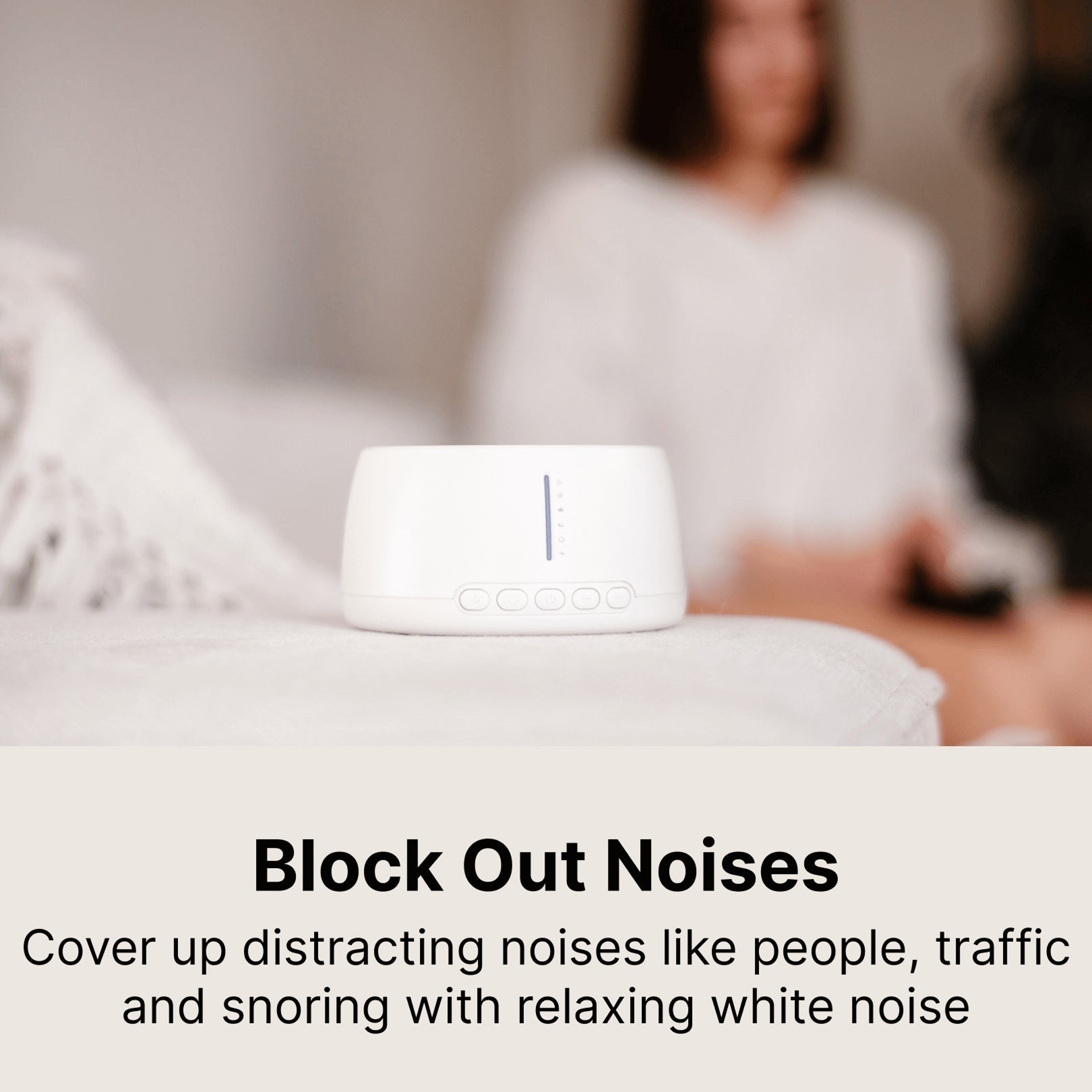 CrestSoni Sleep Therapy – 29 Soothing Sounds, Adjustable Night Light & Intelligent Auto-Timer