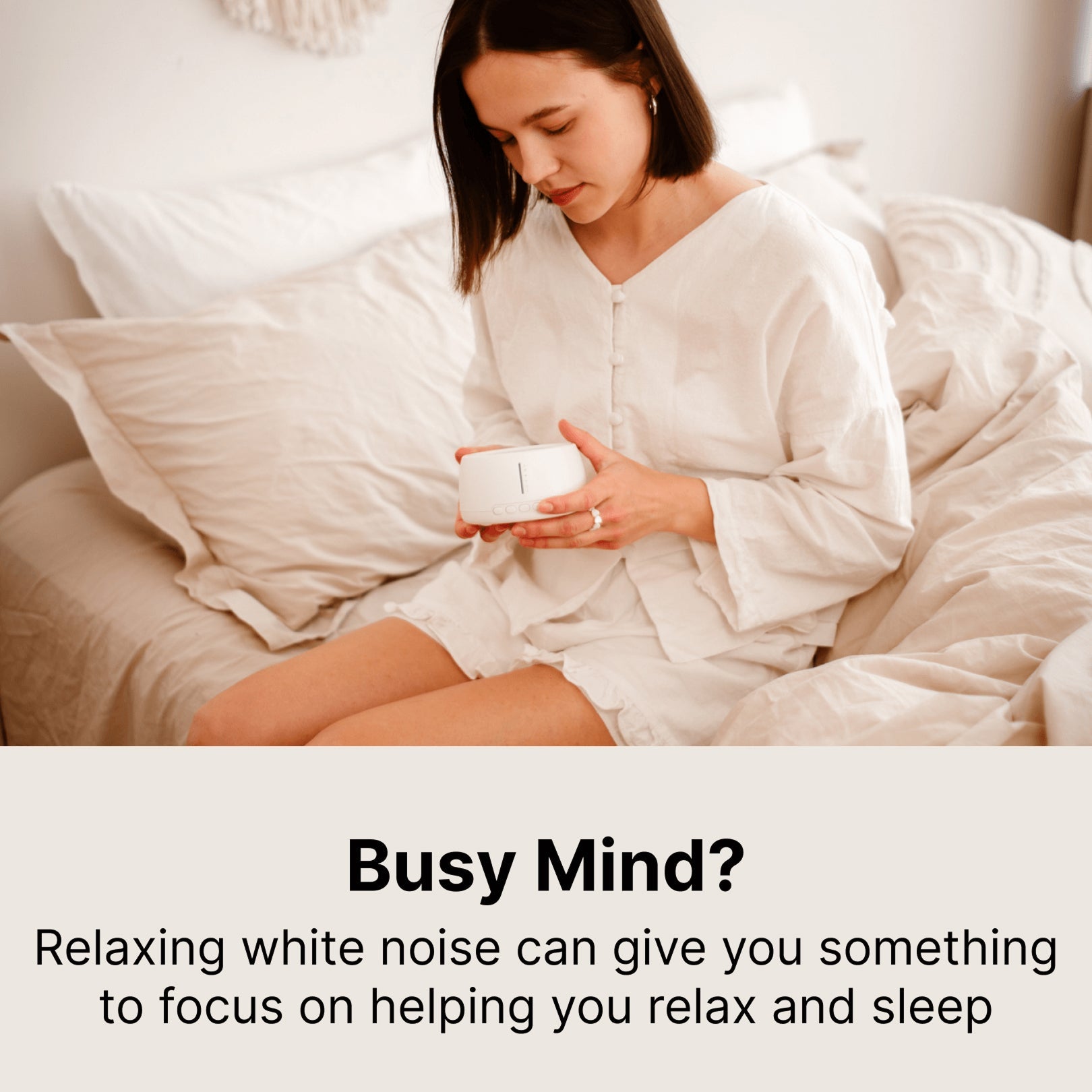 CrestSoni Sleep Therapy – 29 Soothing Sounds, Adjustable Night Light & Intelligent Auto-Timer