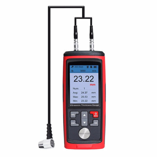 CroBezel 1.0-300mm Ultrasonic Thickness Gauge with 1500 Data Storage