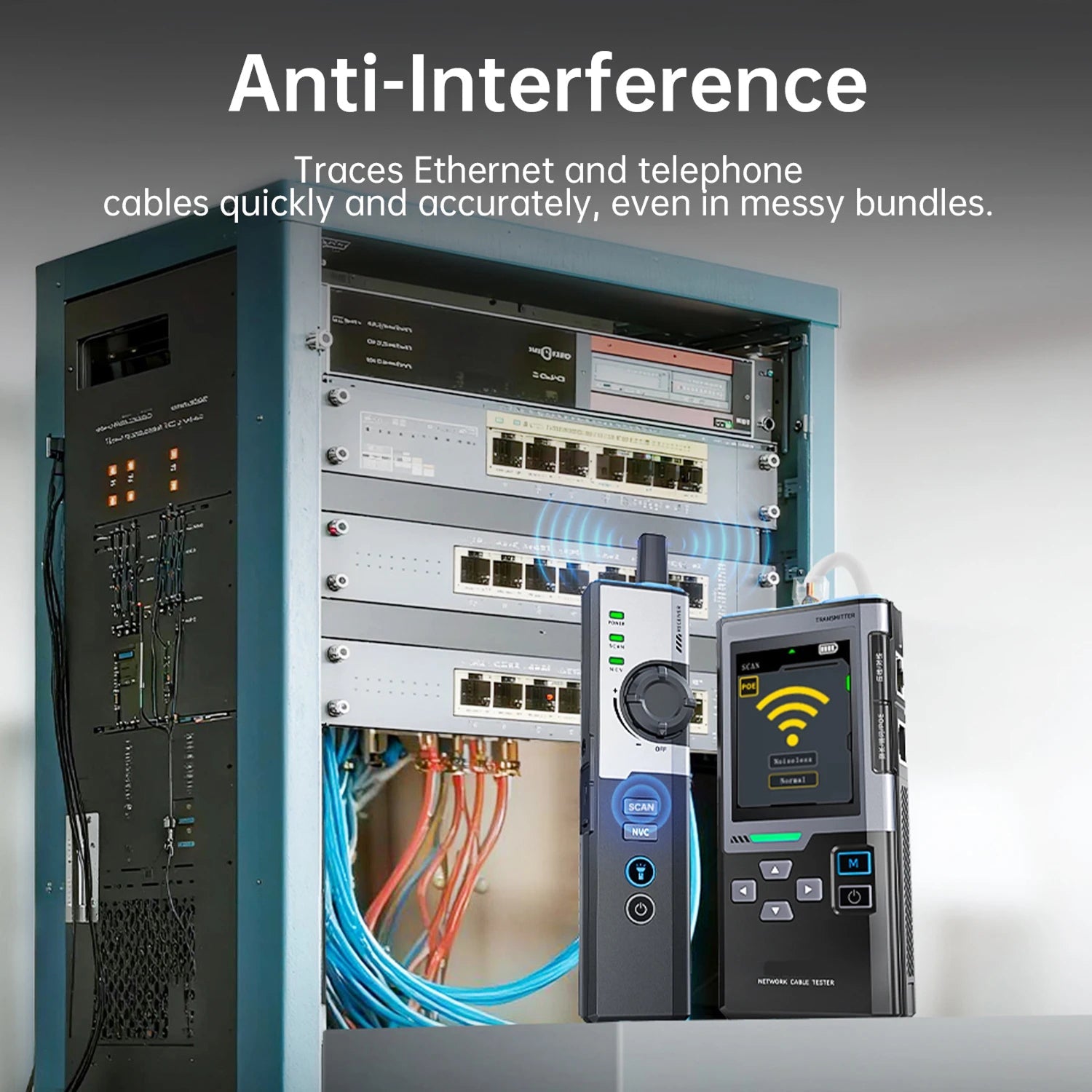 CronzTalin Speed Testing At 10/100/1000M, PoE Detection, Port Flash, And Anti-Interference Tracing
